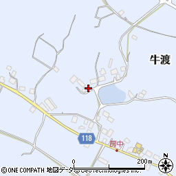 茨城県かすみがうら市牛渡2131-3周辺の地図