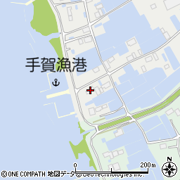 茨城県行方市手賀1527周辺の地図