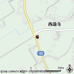 茨城県行方市西蓮寺580周辺の地図