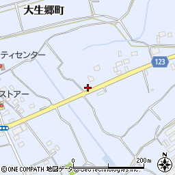 茨城県常総市大生郷町2793周辺の地図