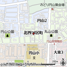 福井県福井市北四ツ居町16周辺の地図