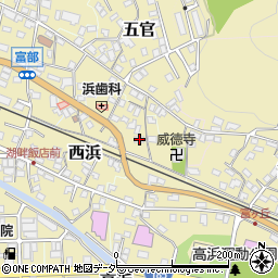 長野県諏訪郡下諏訪町西浜6401周辺の地図