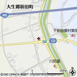 菅原郵便局周辺の地図