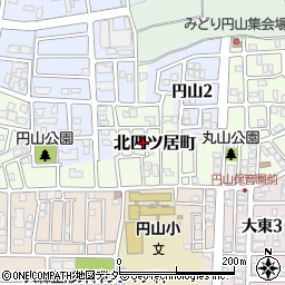 福井県福井市北四ツ居町16-5周辺の地図
