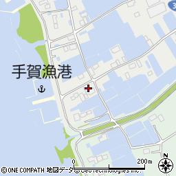 茨城県行方市手賀1525周辺の地図