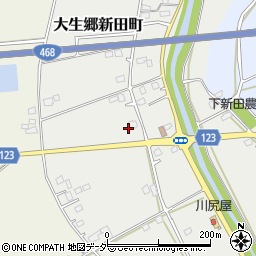 茨城県常総市大生郷新田町1133周辺の地図