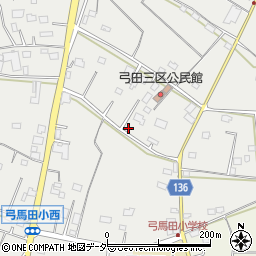 茨城県坂東市弓田2628-2周辺の地図