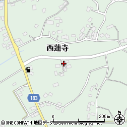 茨城県行方市西蓮寺353周辺の地図