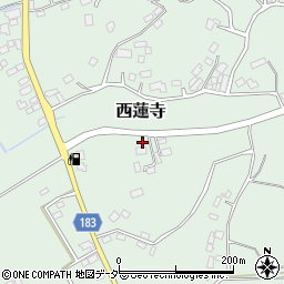 茨城県行方市西蓮寺349周辺の地図