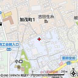 株式会社シロン　岡谷生鮮市場店周辺の地図