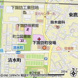 下諏訪総合文化センター周辺の地図