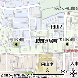 福井県福井市北四ツ居町16-3周辺の地図