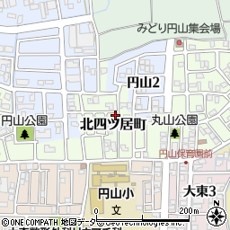 福井県福井市北四ツ居町16-7周辺の地図