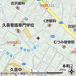 愛の家グループホーム久喜本町周辺の地図