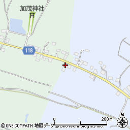 茨城県かすみがうら市加茂3268周辺の地図