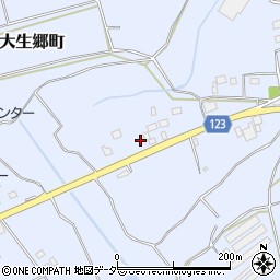 茨城県常総市大生郷町2800周辺の地図