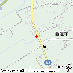 茨城県行方市西蓮寺36周辺の地図