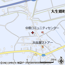 茨城県常総市大生郷町3595周辺の地図