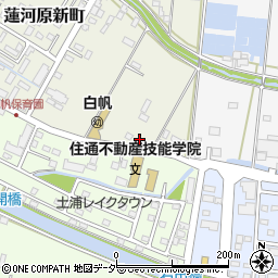 茨城県土浦市蓮河原新町12-30周辺の地図