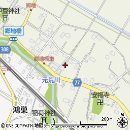 埼玉県鴻巣市郷地472周辺の地図
