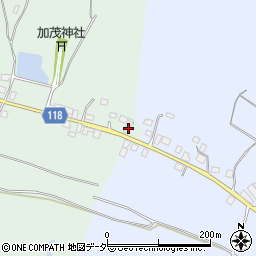 茨城県かすみがうら市加茂3288周辺の地図