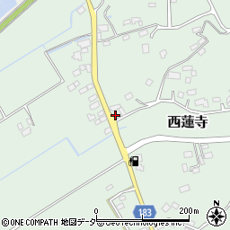 茨城県行方市西蓮寺581周辺の地図