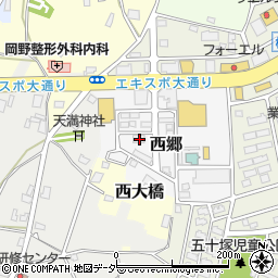 茨城県つくば市西郷15周辺の地図