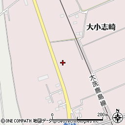 鉾田鹿嶋線周辺の地図