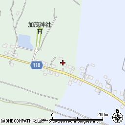 茨城県かすみがうら市加茂3292周辺の地図