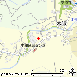 埼玉県比企郡小川町木部174周辺の地図