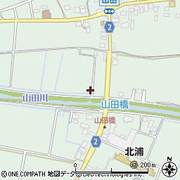 茨城県行方市山田3941周辺の地図