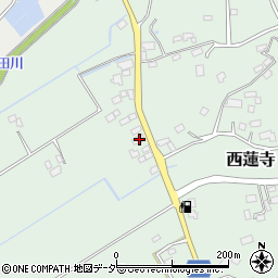 茨城県行方市西蓮寺33周辺の地図