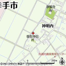 埼玉県幸手市神明内1452周辺の地図