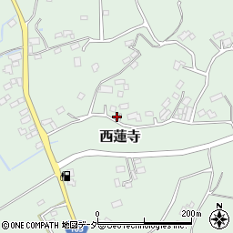 茨城県行方市西蓮寺604周辺の地図