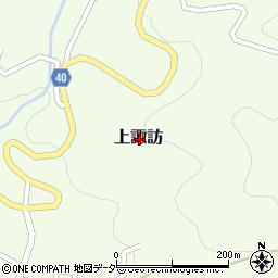 長野県諏訪市上諏訪周辺の地図
