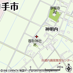 埼玉県幸手市神明内1443周辺の地図