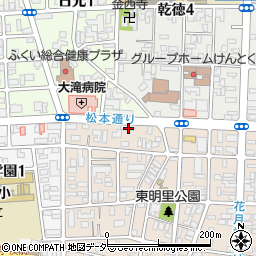 歌志軒 福井店周辺の地図