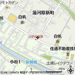 茨城県土浦市蓮河原新町8-19周辺の地図