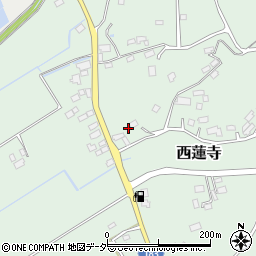 茨城県行方市西蓮寺585周辺の地図