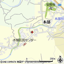 埼玉県比企郡小川町木部171周辺の地図