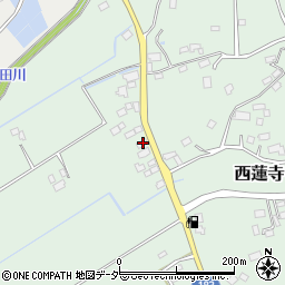茨城県行方市西蓮寺32周辺の地図
