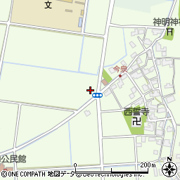 福井県福井市北今泉町周辺の地図