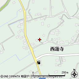 茨城県行方市西蓮寺586周辺の地図