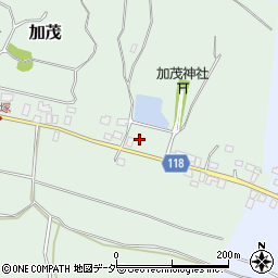 茨城県かすみがうら市加茂3314周辺の地図