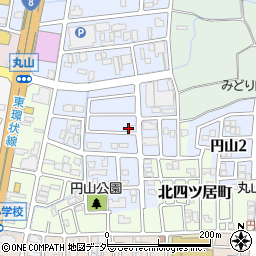 福井県福井市円山周辺の地図
