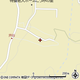 長野県南佐久郡小海町芦谷周辺の地図