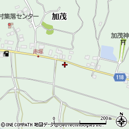 茨城県かすみがうら市加茂3211-1周辺の地図
