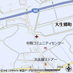 茨城県常総市大生郷町3334周辺の地図