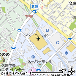 日本一久喜店周辺の地図