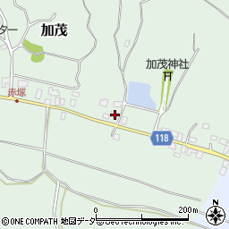 茨城県かすみがうら市加茂3315周辺の地図